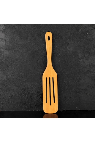 Mien Bambu Delikli Uzun Spatula 7b157 Renkli