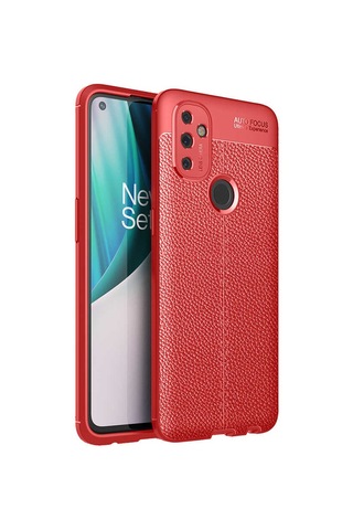 One Plus Nord N100 Kılıf Zore Niss Silikon Kapak Kırmızı