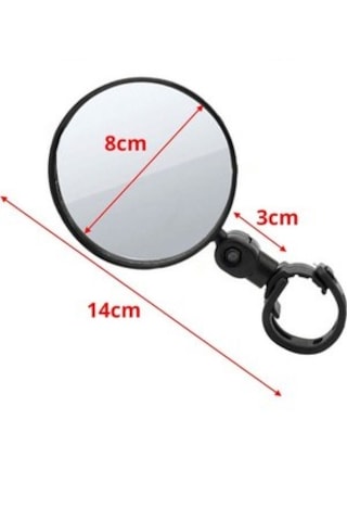 Rbk Bisiklet ,e-bike,scooter Mini Ayna Geniş Açılı Gidon Bağlantılı