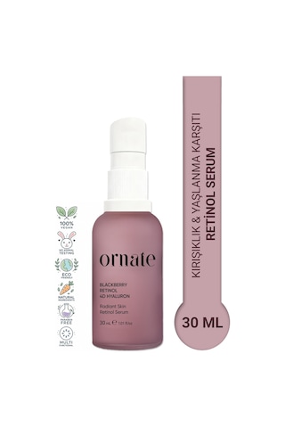Kırışıklık Ve Yaşlılık Karşıtı, Aydınlatıcı %2 Hyaluronik Asit Etkili %0.5 Retinol Cilt Serumu