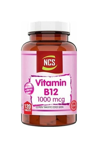 Vitamin B12 Metilkobalamin 1000 Mcg 120 Tablet 2 Kutu