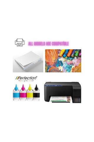 Perfection Hp Deskjet 2878 Kartuş Uyumlu Dolum Seti 5x100 Gr. Aparatlı+solüsyonlu