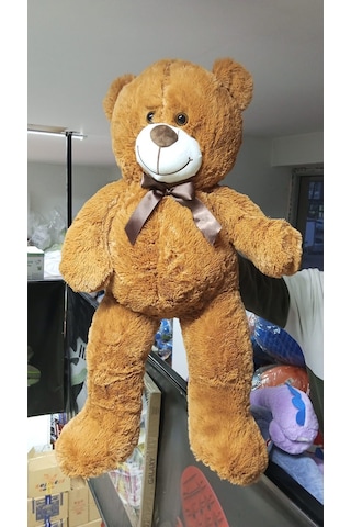 Peluş 100 Cm Patili Sevimli Kahverengi Ayı Uyku Arkadaşı Çok Renkli