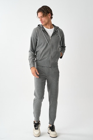 Dechers Tech Fleece Double Face Kapüşonlu Erkek Eşofman Takım E213-7 Antrasit