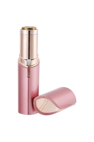 1 Adet Kadınlar İçin Mini Ağrısız Tüy Alma Cihazı, Şarj Edilebilir, Altın Folyo Tozu