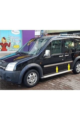 Markadan Ford Connect Krom Yan Kapı Çıtası 2002-2014 4 Parça Pasl