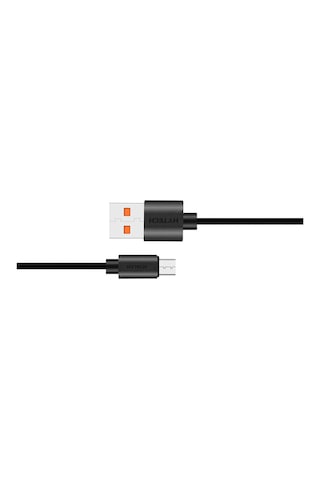 Hytech Hy-X83 1M 2A Micro Usb Siyah Şarj Kablosu