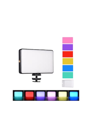 Andoer St120 Şarj Edilebilir Dolgu Cep Led Video Işığı Siyah Siyah