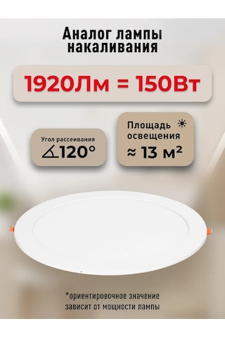 Smartbuy Dl 24w / 4000k / Ip40 Gömme Aydınlatma 246885877 Beyaz