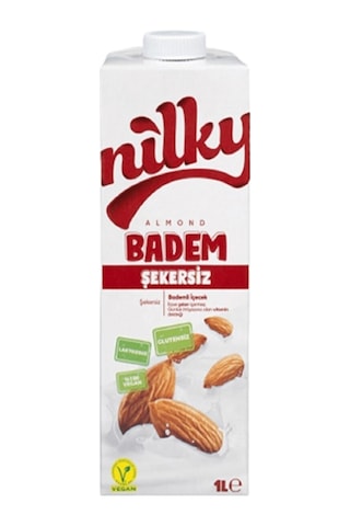 Nilky Şekersiz Badem Sütü 1 L