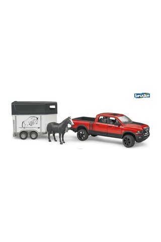 Bruder Ram 2500 Pickup ve At Nakil Römorku Br02501