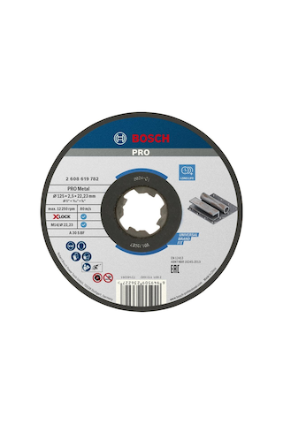 Bosch Pro 125x2,5 Mm X-lock Metal Kesme Taşı Düz 2608619782