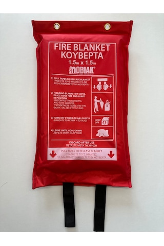 Mobıak Marka / İthal Yangın Battaniyesi 1,50x1,50 Soft Pack