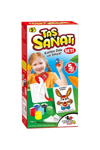 Taş Sanatı Seti Kalıba Dök Ve Boya
