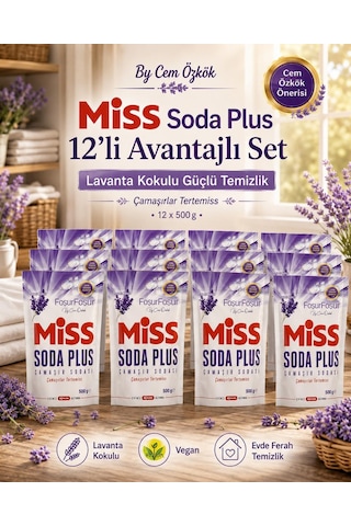 Miss Soda Plus Lavanta 500 Gr X 12