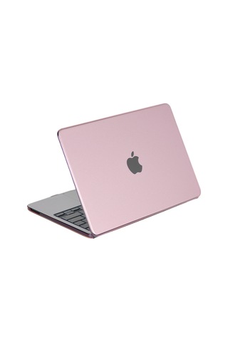 Uryport Apple Uyumlu Macbook Neo Şeffaf Macbook Kapak - Pembe