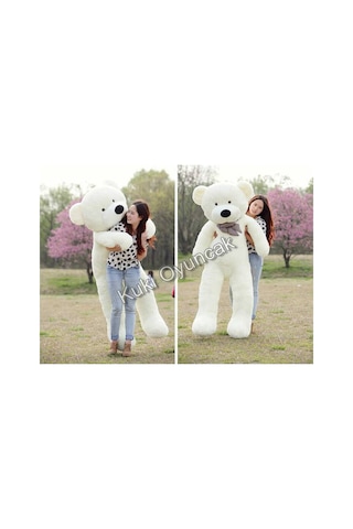 Kuki Oyuncak 160 CM Dev Beyaz Peluş Ayıcık Kuki Oyuncak 160 CM Dev Beyaz Peluş Ayıcık