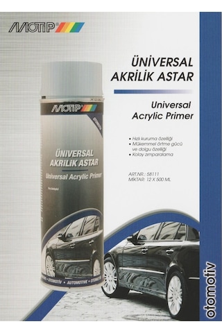 Motip Üniversal Akrilik Astar 500 ML.