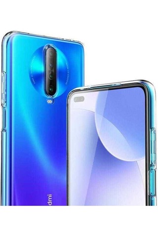Xiaomi Poco X2 Kılıf Zore Süper Silikon Kapak Renksiz