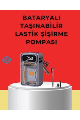 Hızlı Şişirme Güçlü Motorlu 150 Psı Araba Lastik Pompası Standart