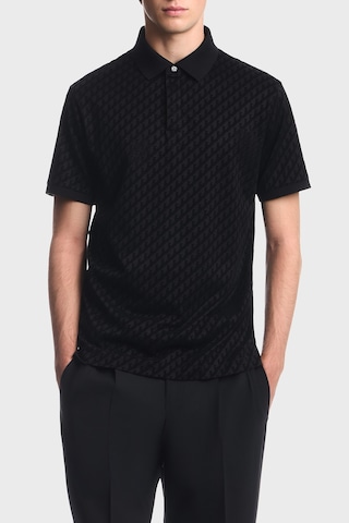 Emporio Armani Tamamı Logolu Regular Fit Düğmeli Polo Erkek Polo Em007339 Af10017 Fc375 Siyah