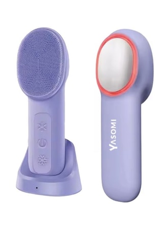 Yasomi Carelux Şarj Edilebilir Yüz Temizleme Ve Masaj Cihazı Mor