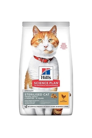Hills Young Sterilised Tavuklu Kısırlaştırılmış Kedi Maması 3 Kg
