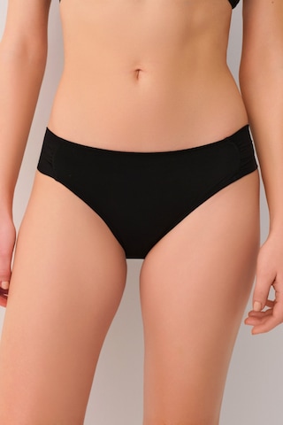 Suwen Yanı Pileli Bikini Alt Sbn25560012 Siyah