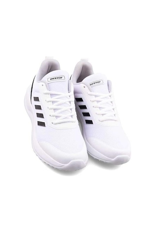 Nesilshoes Bestof 100 Beyaz Siyah Anorak Erkek Günlük Spor Ayakkabı Beyaz - Siyah