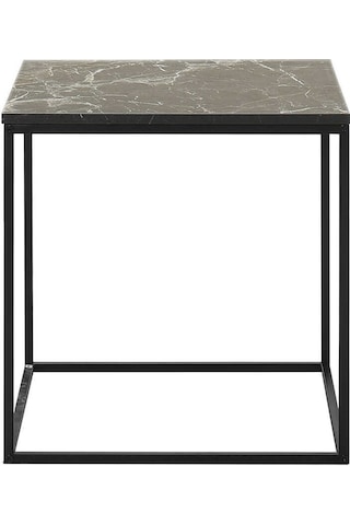 Profile Köşe Sehpa - Mermer Desenli 50x52x50 Cm Gxyxd