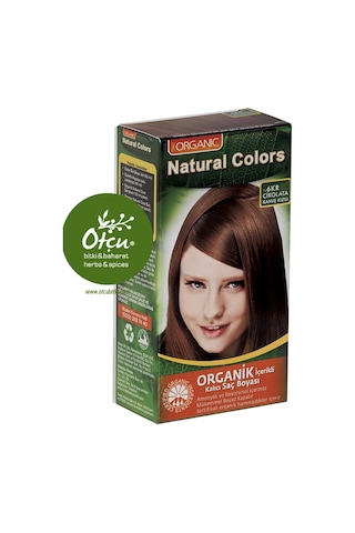 Natural Colors 6Kr Çikolata Kahve Kızılı Organik Saç Boyası (436906639)