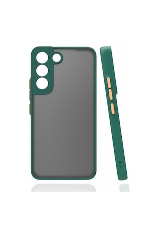Galaxy S22 Plus Kılıf Zore Hux Kapak Koyu Yeşil