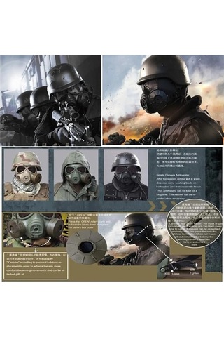Trendooze Airsoft M04 Koruyucu Tam, Cs Cosplay Kostüm İçin Kullanılır
