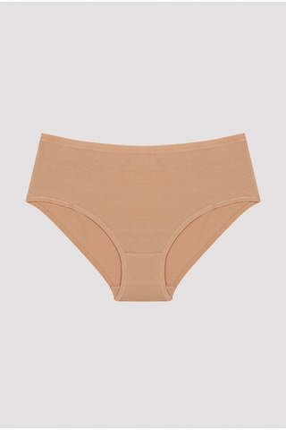 Penti Bej Pamuklu Fresh Basic Cover Yüksek Bel Slip Külot