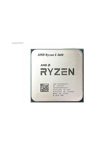 Amd Ryzen 5 3600 Mpk 3.60ghz 32mb Am4 65w Kutusuz Tray İşlemci Amd Ryzen 5 3600 Mpk 3.60ghz 32mb Am4 65w Kutusuz Tray İşlemci