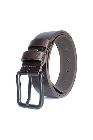 2'li Hakiki Manda Derisi Siyah Tokalı Erkek Kemeri 4cm Çok Renkli