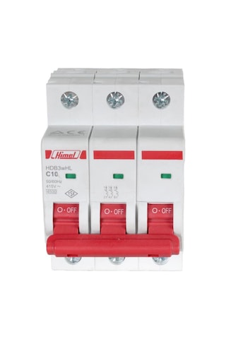 Himel 3x10A 4.5kA C Eğrisi Otomatik Sigorta