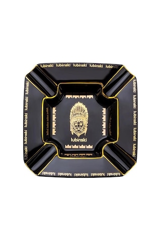 Lubinski Lion Porselen Puro Küllüğü Siyah/gold 2li 5526at