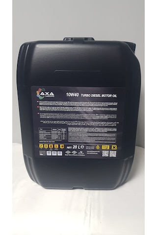 Axa Lubricants 10W- 40 Yarı Sentetik Motor Yağı 20 L