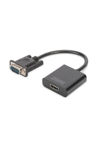 Digitus Da-70473 Vga Dan Hdmi Ya Dönüştürücü + Ses 3,5mm Full H
