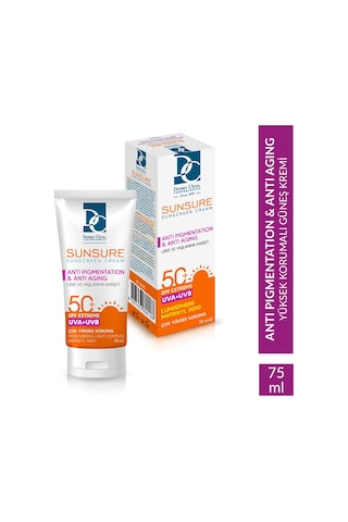 Dermo Clean Sunsure Lekeli Cilt Güneş Kremi SPF50+ 75 ML