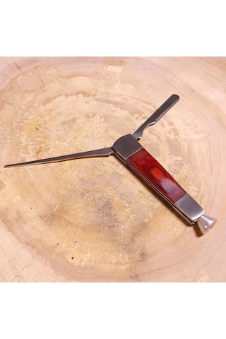 Ahşap Çelik Delici Bastırıcı Kazıyıcı Pipo Kaşığı  Pt37