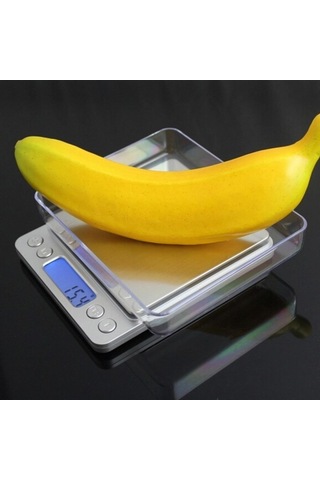 Homyl Doğru Dijital Elektronik Takı Ölçeği Taşınabilir 500 Gümüş