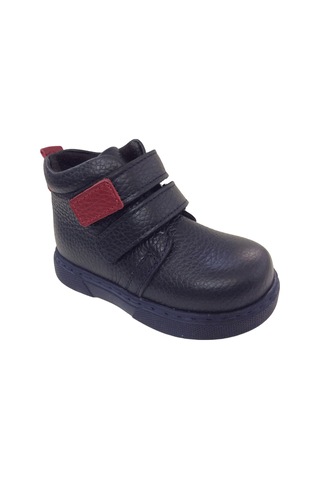 Ortopedikal 1001 Ridente K.lacivert-kırmızı Bebe Erkek Çocuk Bot % 100 Deri Cırtlı K.lacivert-kırmızı