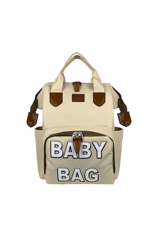 Monaco Baby Bag Baskılı Anne Bebek Bakım Sırt Çantası Çok Renkli
