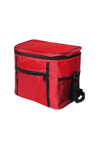 Suntek Yalıtımlı Soğutucu Çanta Catering Ofisi Kırmızı