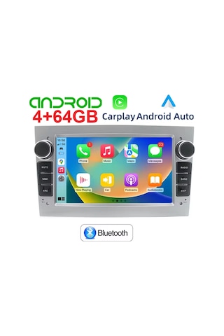 Opel Corsa Astra H Vectra Zafira Android Multimedya4gb/64gb Carplay Ips Ekran + Kamera
