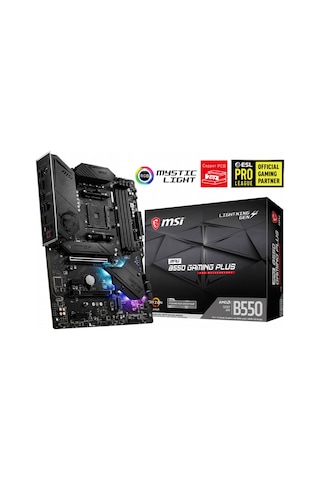 Msı Mpg B550 Gamıng Plus Ddr4 4400ocmhz Atx Am4