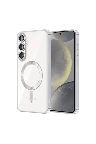 Newface - 294 - Samsung Galaxy Uyumlu A57 5g Kross Magneticsafe Kapak - Csmo-tex - - Gümüş
