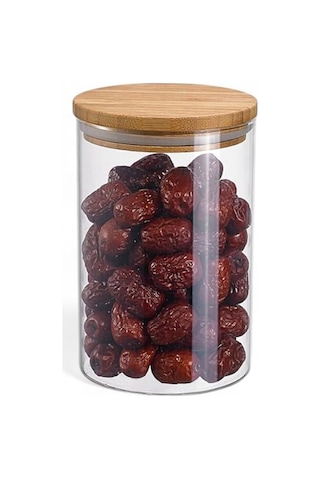 6'li Bambu Kapaklı Cam Baharatlık Seti Vakum Kapak, 6 Adet Bambu Kapaklı Cam Kavanoz & Baharat Takımı & Baharatlık 200ml-250ml-325 Ml Vakum Kapak 250ml 6 Adet Çok Renkli